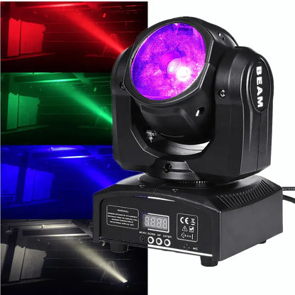 Modern black and red rgbw moving head light party room dj spot