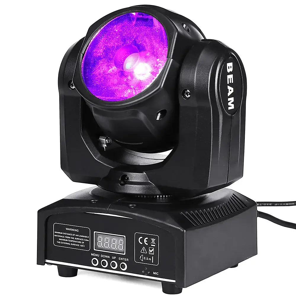 Black 65w rgbw beam led moving head spotlight disco party light