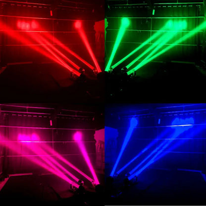 Black 65w rgbw beam led moving head spotlight disco party light