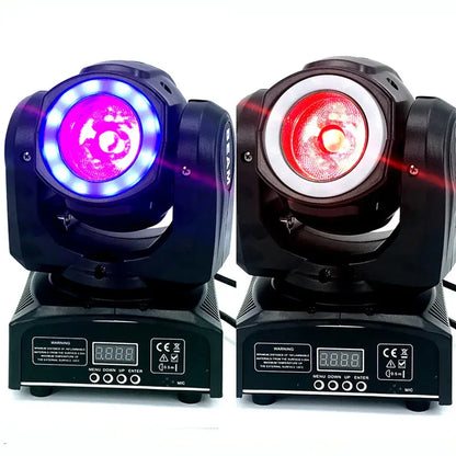 Black 65w rgbw beam led moving head spotlight disco party light