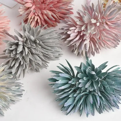 Pastel silk mini handmade bouquet wedding decor for living room