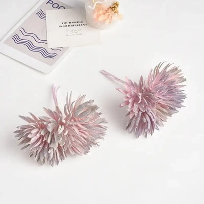 Pastel silk mini handmade bouquet wedding decor for living room