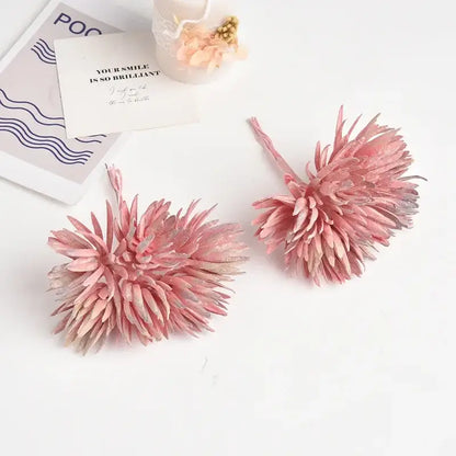 Pastel silk mini handmade bouquet wedding decor for living room