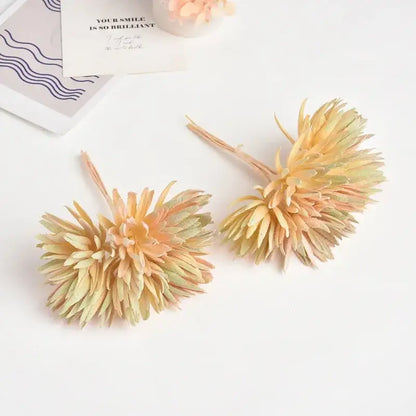 Pastel silk mini handmade bouquet wedding decor for living room