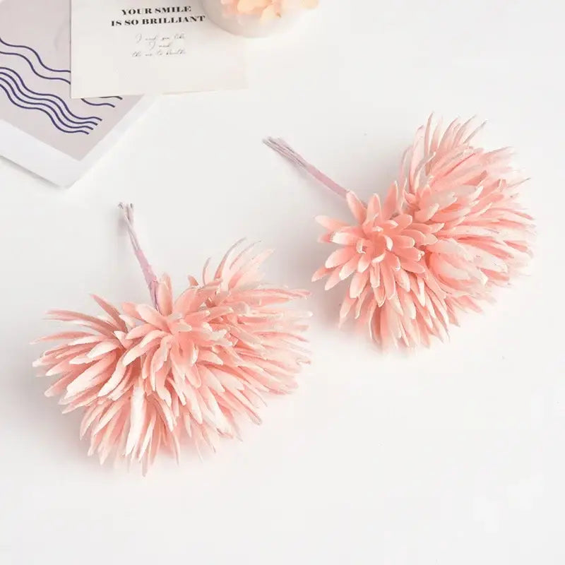Pastel silk mini handmade bouquet wedding decor for living room