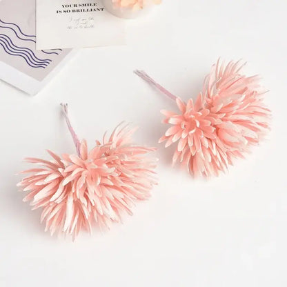 Pastel silk mini handmade bouquet wedding decor for living room
