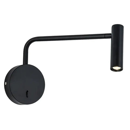 Modern gold led wall lamp with reading light bedroom wall mounted