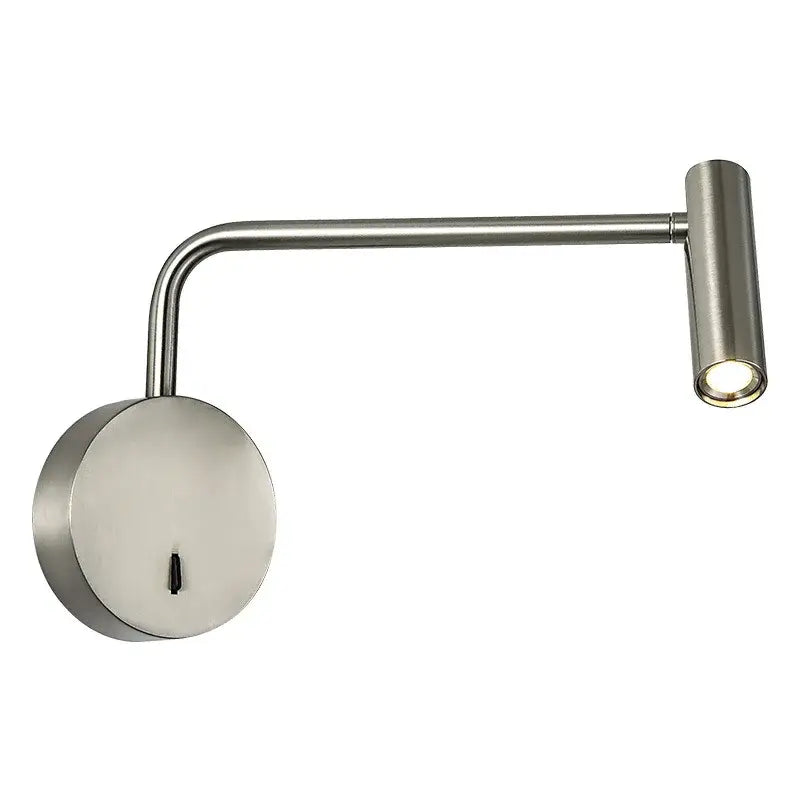 Modern gold led wall lamp with reading light bedroom wall mounted