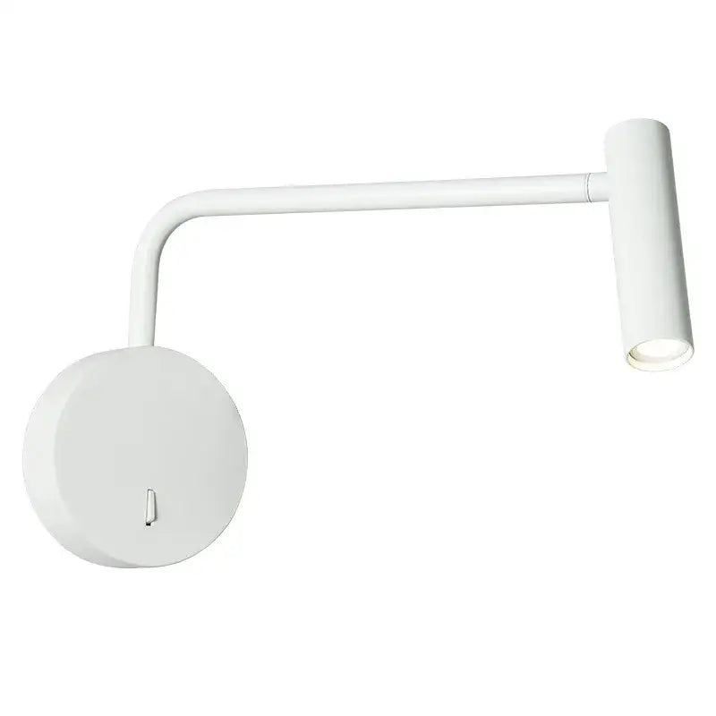 Modern gold led wall lamp with reading light bedroom wall mounted