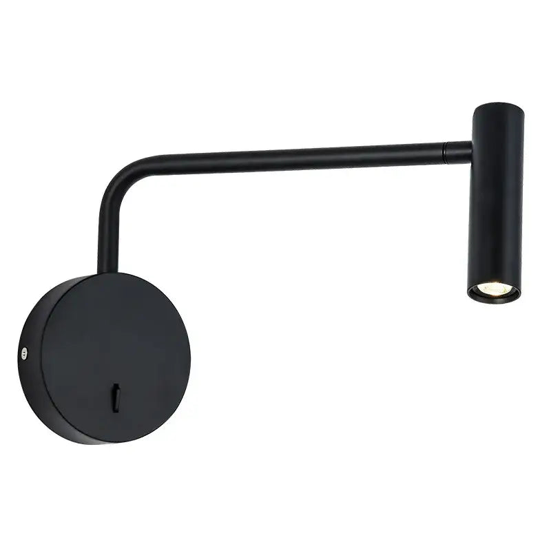 Modern gold led wall lamp with reading light bedroom wall mounted