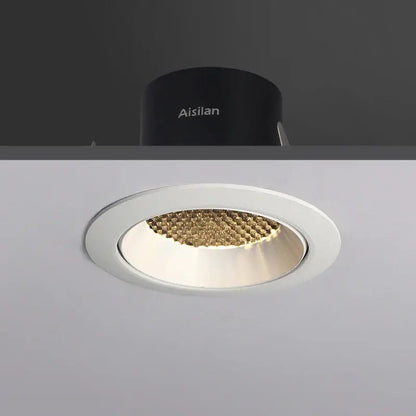 Modern white recessed led downlight ceiling – living room spot