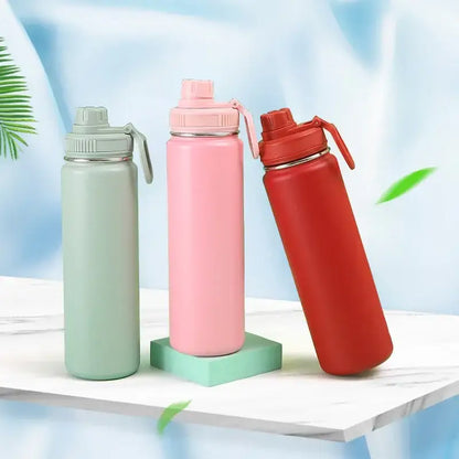 Vibrant 750ml stainless steel insulated sports water bottle kitchen
