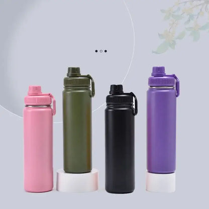 Vibrant 750ml stainless steel insulated sports water bottle kitchen
