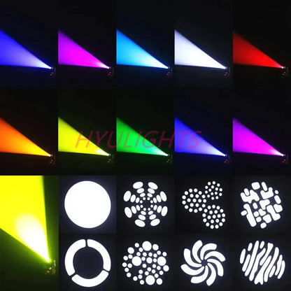 Modern black led moving head spot – party room disco light