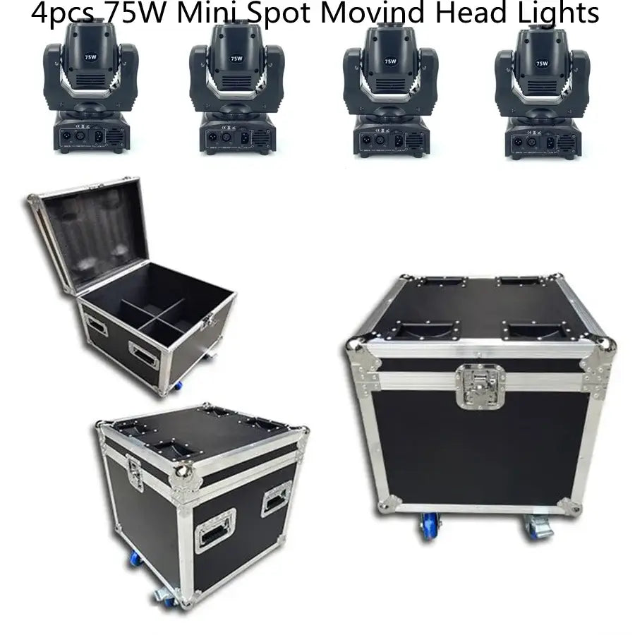 Black and silver 75w led moving head – party room stage light