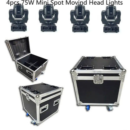 Black and silver 75w led moving head – party room stage light