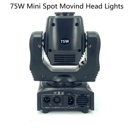 Black and silver 75w led moving head – party room stage light