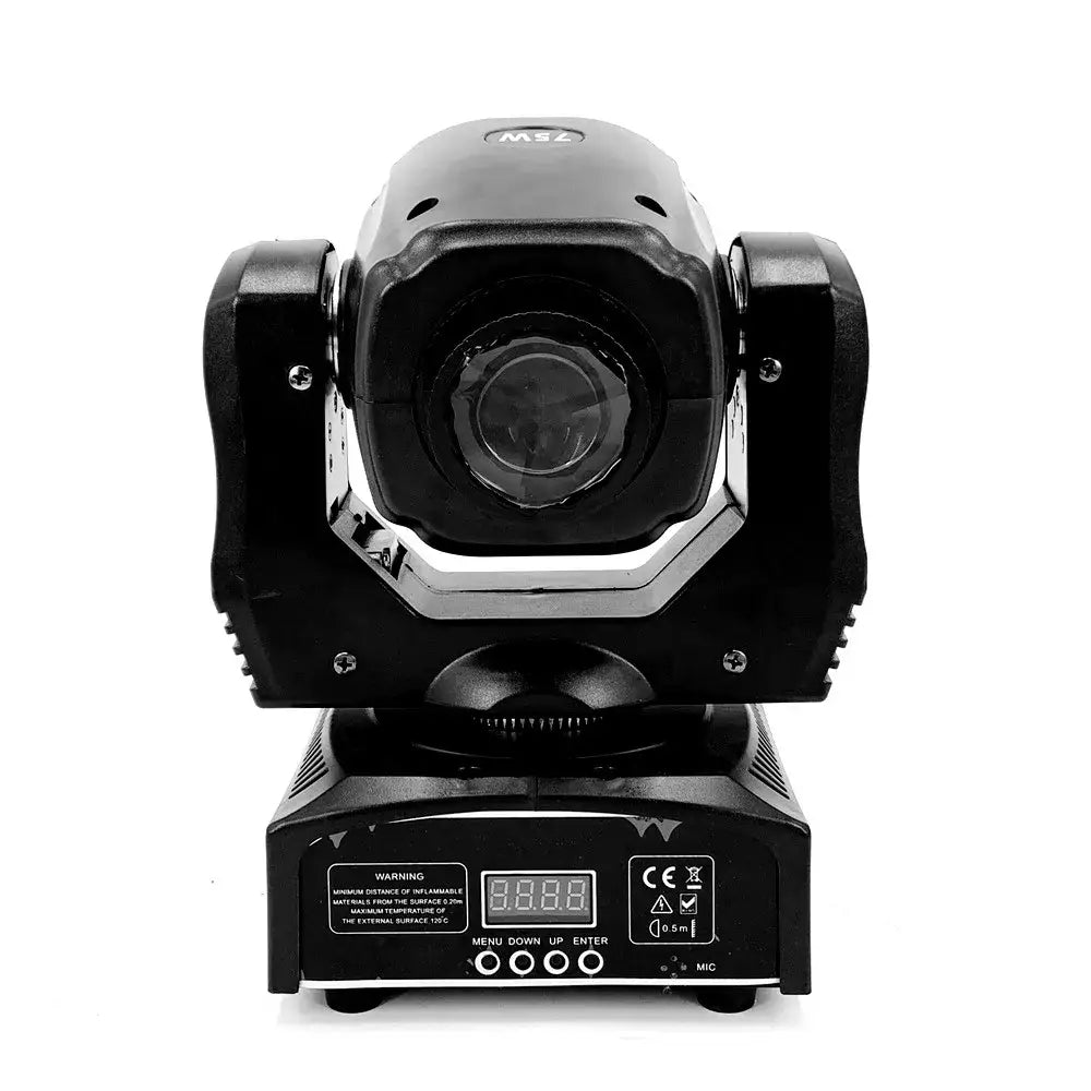 Black and silver 75w led moving head – party room stage light