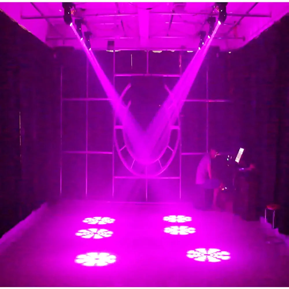 Black and silver 75w led moving head – party room stage light
