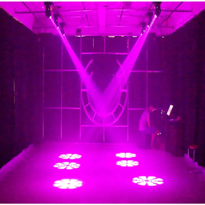 Black and silver 75w led moving head – party room stage light