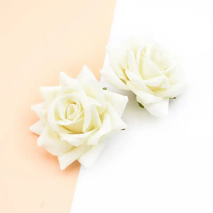 Elegant multi color 7cm rose heads wedding and home decor