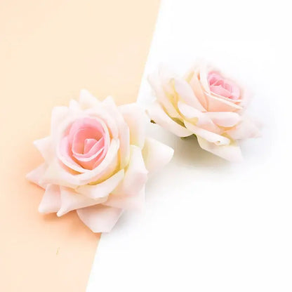 Elegant multi color 7cm rose heads wedding and home decor