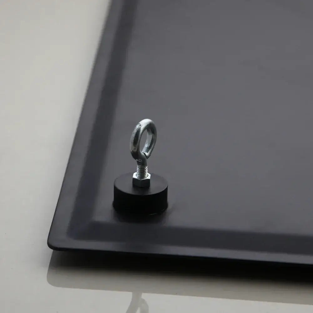 Modern ultra-thin black square rain shower head for bathroom