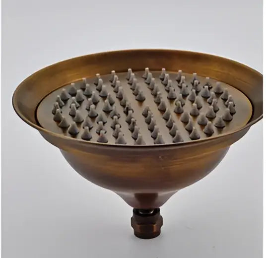 Modern brass & black rainfall shower head bathroom replacement