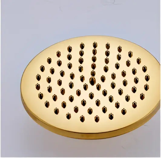 Modern brass & black rainfall shower head bathroom replacement