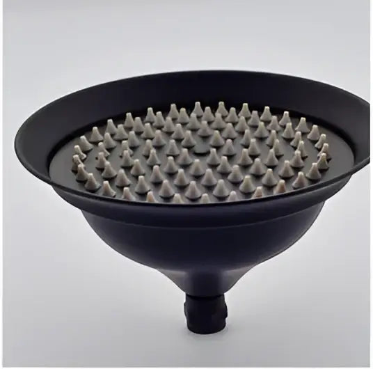 Modern brass & black rainfall shower head bathroom replacement