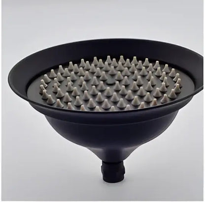Modern brass & black rainfall shower head bathroom replacement