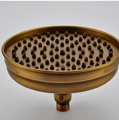 Modern brass & black rainfall shower head bathroom replacement
