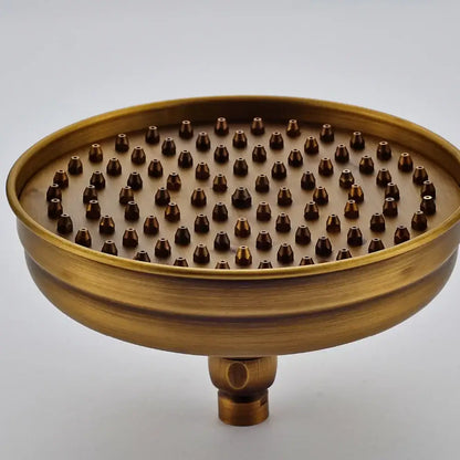 Modern brass & black rainfall shower head bathroom replacement