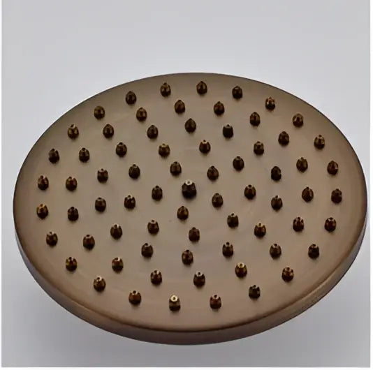 Modern brass & black rainfall shower head bathroom replacement