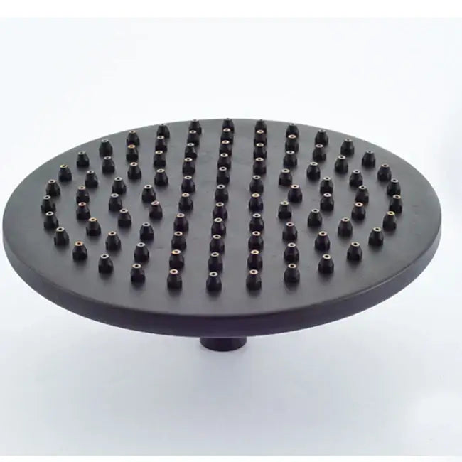 Modern brass & black rainfall shower head bathroom replacement