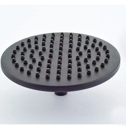 Modern brass & black rainfall shower head bathroom replacement