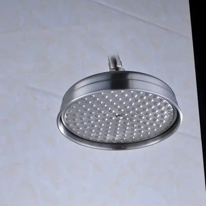 Modern brass & black rainfall shower head bathroom replacement