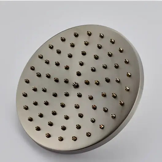 Modern brass & black rainfall shower head bathroom replacement
