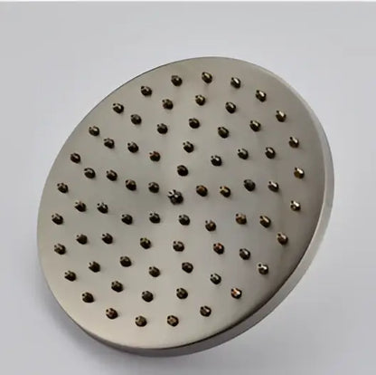 Modern brass & black rainfall shower head bathroom replacement
