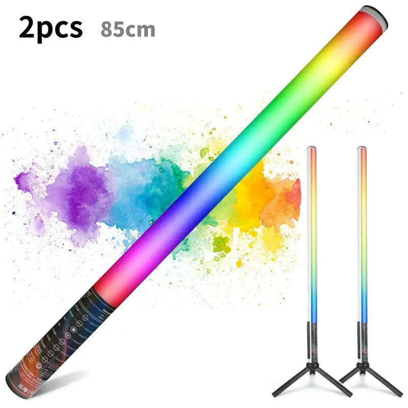 Modern rainbow mood lighting sticks party and bar tube light