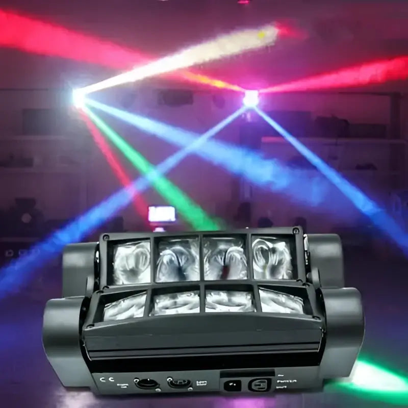Modern rgb 8x10w led spider stage lights for ktv party room