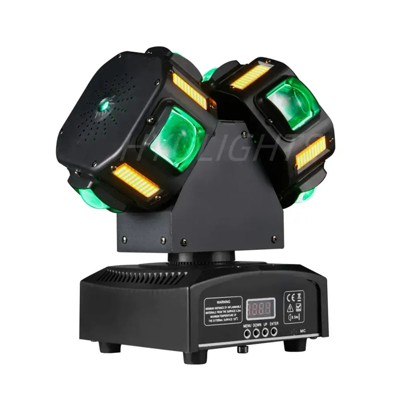 Modern 8x12w rgbw dual head led stage light for entertainment room