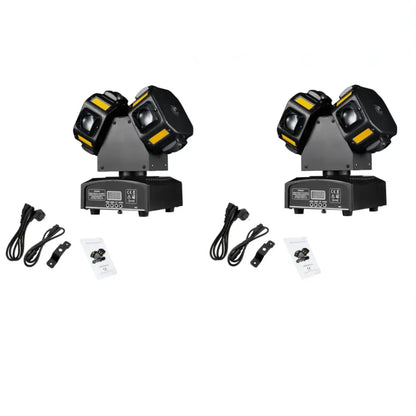 Modern 8x12w rgbw dual head led stage light for entertainment room