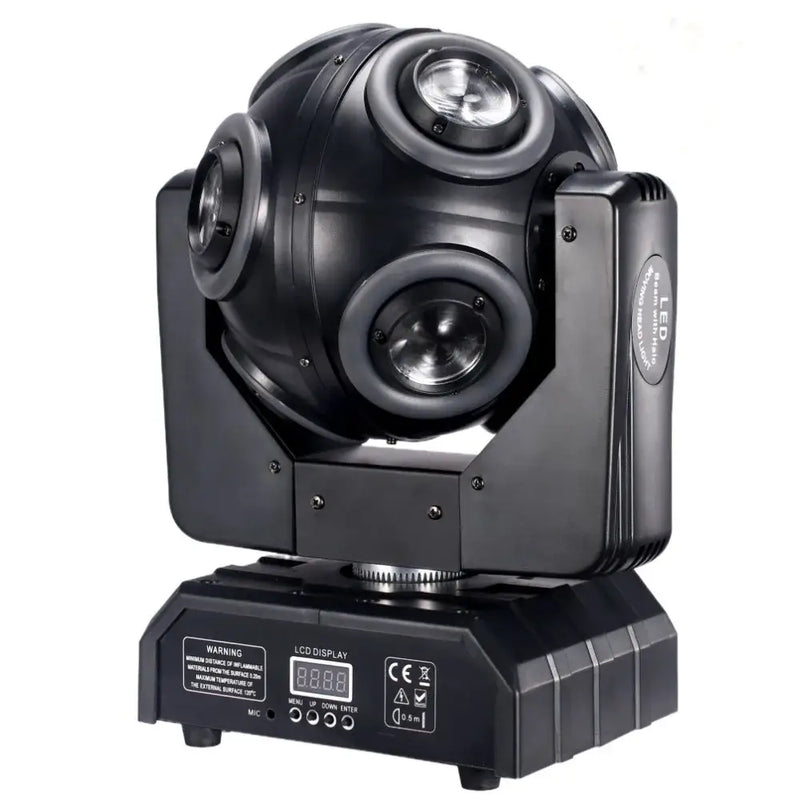 Modern black 8x15w moving head beam stage light for living room