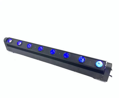 Modern black moving head led beam light party disco room