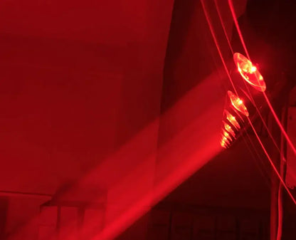 Modern black moving head led beam light party disco room
