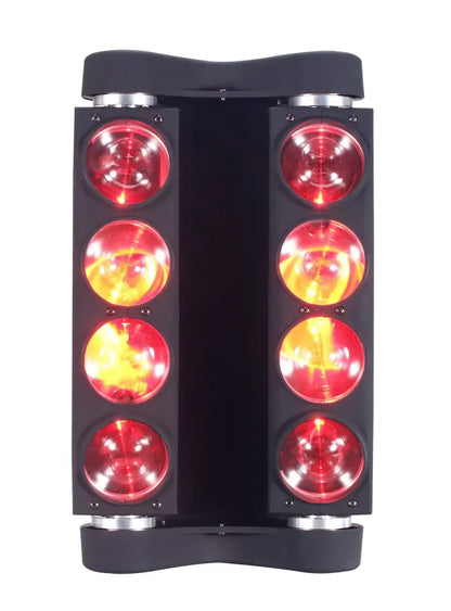 Black 8x15w rgbw spider moving head beam light party room dj bar