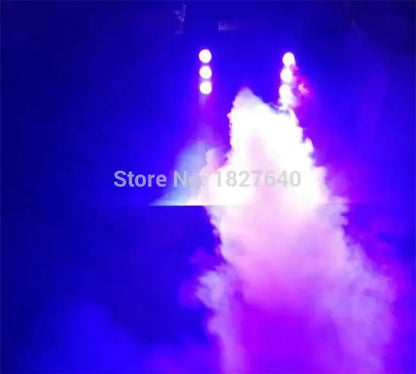 Silver and black 900w rgb wireless fog machine for party room