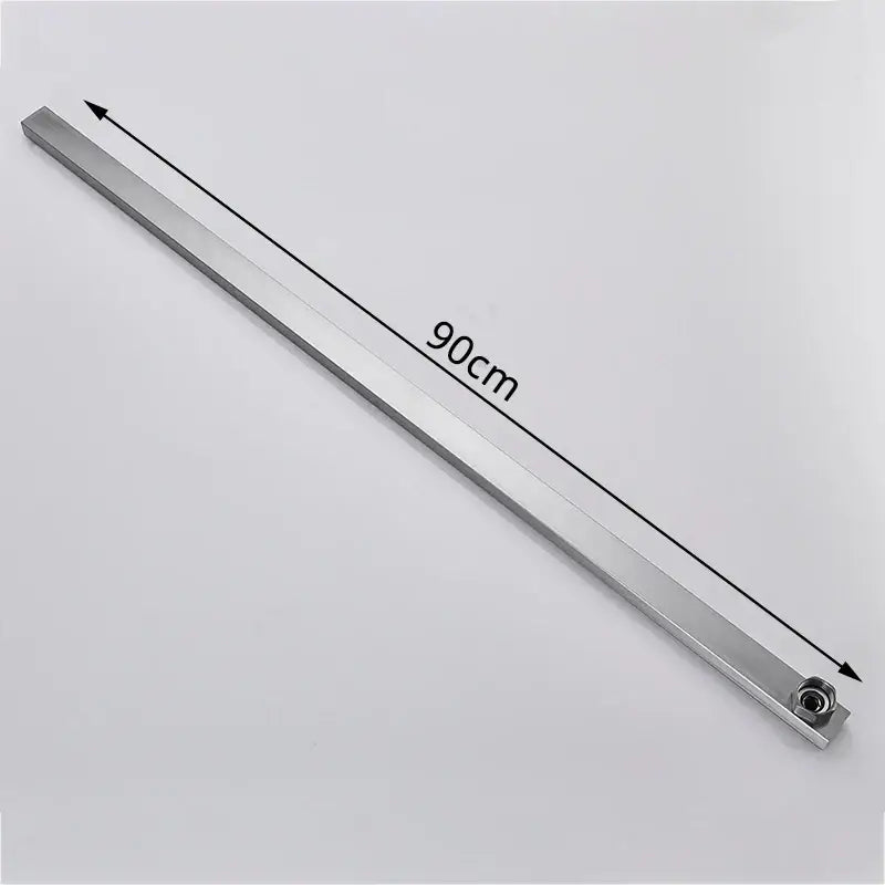 Matte black metal tube-bar extend pipe for bathroom shower extension