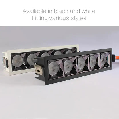 Modern white & black recessed spot light living room ceiling downlight